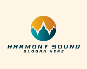 Global Sound Wave logo design