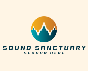 Global Sound Wave logo design