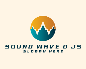 Global Sound Wave logo design