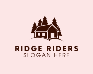 Forest Vacation House logo design