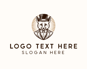Victorian Top Hat Fox logo