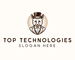 Victorian Top Hat Fox logo