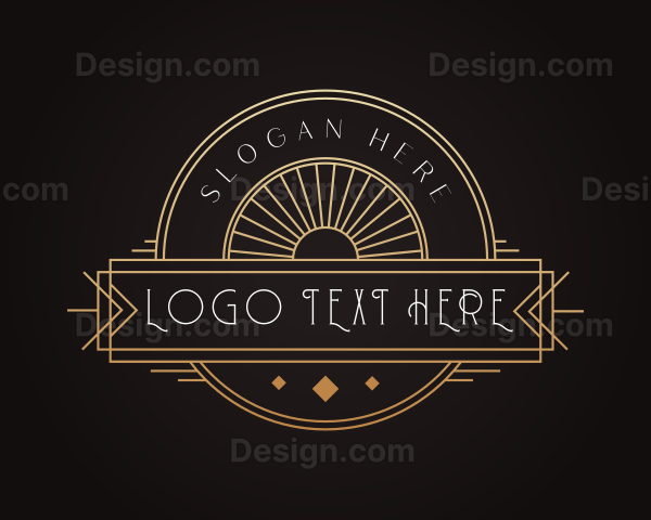 Classic Art Deco Ornament Logo