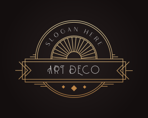 Classic Art Deco Ornament logo design