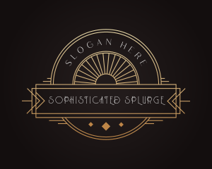 Classic Art Deco Ornament logo design