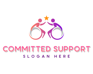 Paralympics Disability Support logo design