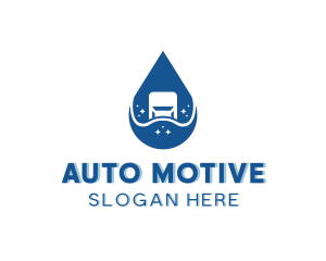 Auto Car Wash Cleaning logo design