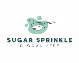 Baking Mesh Strainer logo design