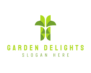 Garden Bamboo Leaf logo design