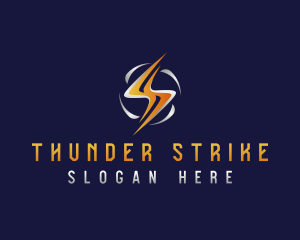 Thunder Bolt Lightning  logo design