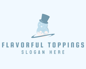 Snowman Top Hat logo design