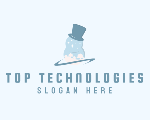 Snowman Top Hat logo