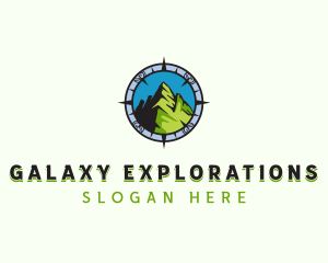 Navigation Mountain Travel logo design