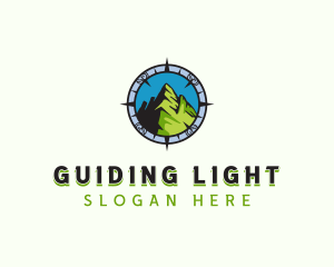 Navigation Mountain Travel logo design