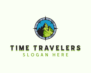 Navigation Mountain Travel logo design