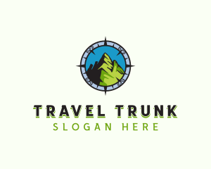 Navigation Mountain Travel logo design