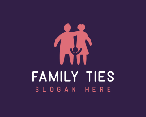 Family Child Parents logo design