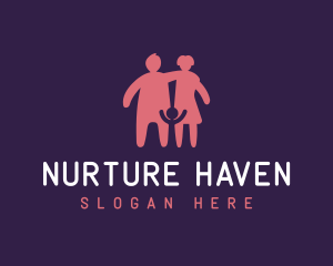 Family Child Parents logo design