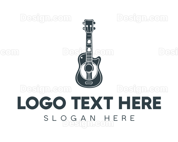 Simple Acoustic Guitar Logo