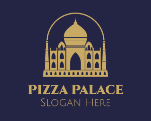 Gold Indian Palace logo design