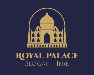 Gold Indian Palace logo