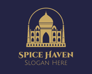 Gold Indian Palace logo