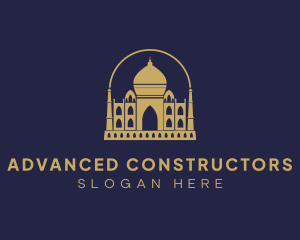 Gold Indian Palace logo design