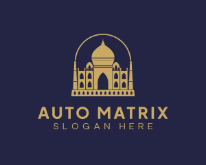 Gold Indian Palace logo design