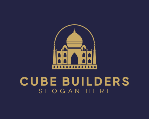 Gold Indian Palace logo design