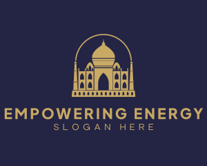 Gold Indian Palace logo design