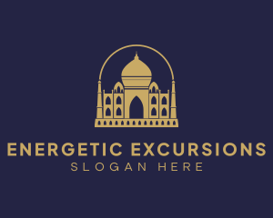 Gold Indian Palace logo design