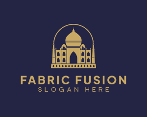 Gold Indian Palace logo design