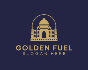 Gold Indian Palace logo design