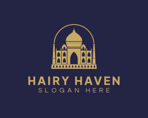 Gold Indian Palace logo design