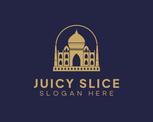 Gold Indian Palace logo design