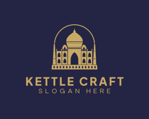 Gold Indian Palace logo design