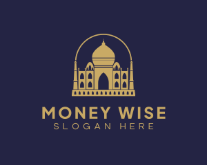 Gold Indian Palace logo design