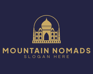 Gold Indian Palace logo design