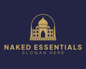 Gold Indian Palace logo design