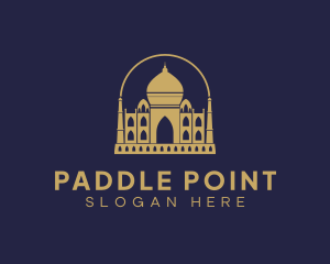 Gold Indian Palace logo design