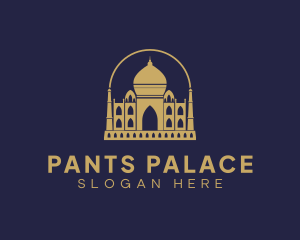 Gold Indian Palace logo design