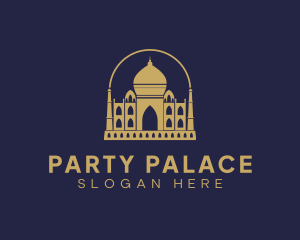 Gold Indian Palace logo design