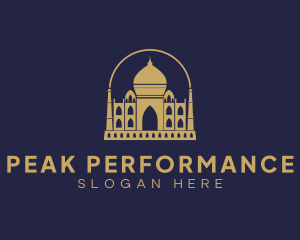 Gold Indian Palace logo design