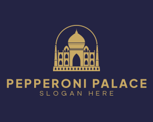 Gold Indian Palace logo design