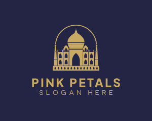 Gold Indian Palace logo design