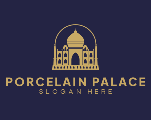 Gold Indian Palace logo design