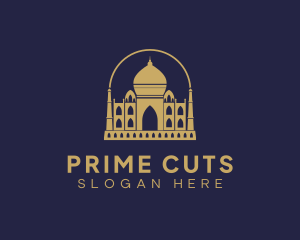 Gold Indian Palace logo design