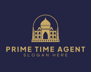 Gold Indian Palace logo design