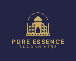 Gold Indian Palace logo design