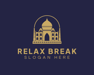 Gold Indian Palace logo design